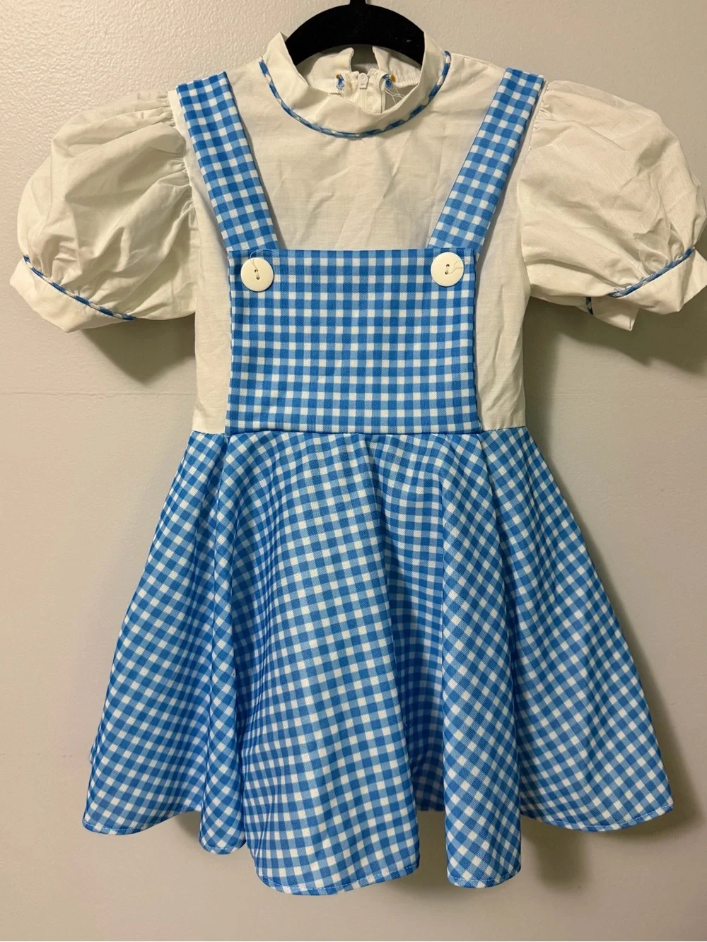 Vintage 2001 Rubies Wizard Of Oz Dorothy Costume Child Small Blue Gingham Dress - Picture 2 of 6